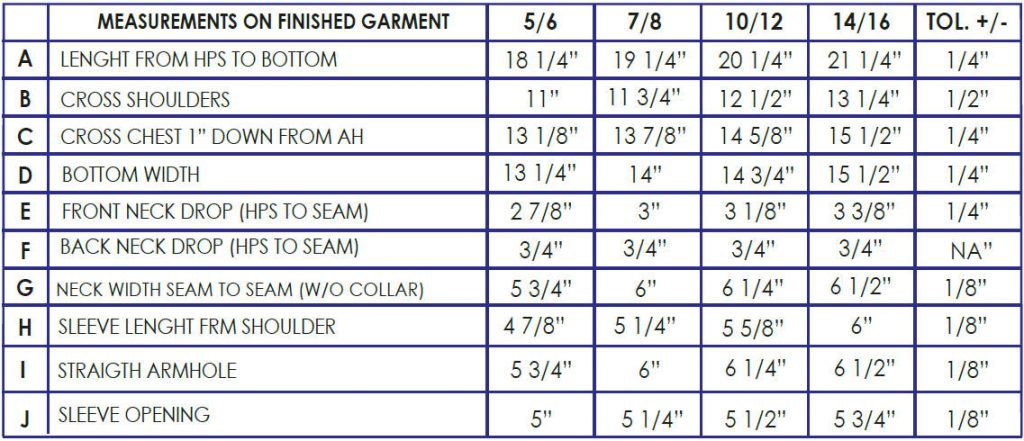 Garment measurement