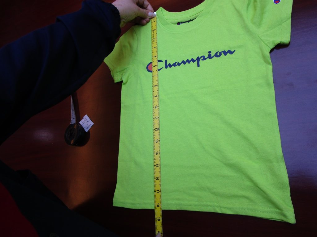 Garment dimension measurement