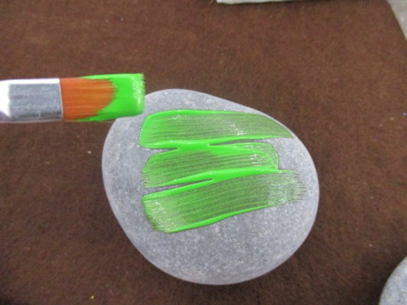 Stationery Painting on stone