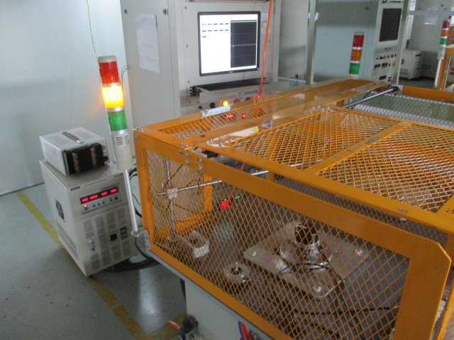 On site test electric motor