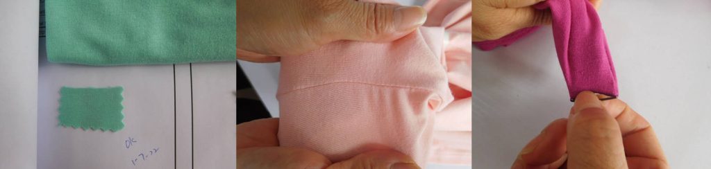 Garment material check